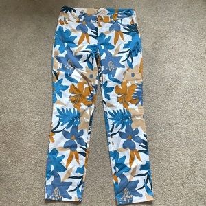 Tyler Boe Size 4 Women’s Floral Slacks EUC